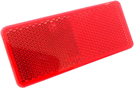 Proplast Αντανακλαστικό Αυτοκόλλητο 56mm x 39mm 1τμχ Κόκκινο Proplast