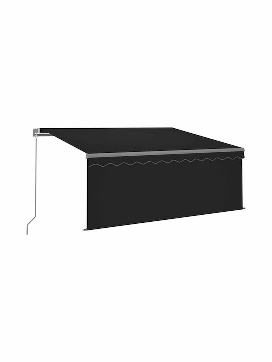 vidaXL Zelt Terrasse mit LEDs Charcoal 3x2.5m