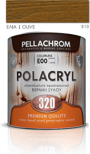 Pellachrom Polacryl 320 Пропитка за Вода Маслиново дърво Сатен 750мл