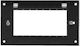 Geyer Switch Frame 4 Positions Horizontal Installation in Black Color 701402
