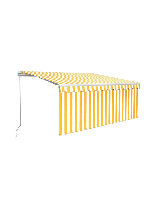 vidaXL Zelt Terrasse mit LEDs Yellow / White 3x...