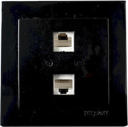 Geyer Dublu Prize De Rețea RJ45 Cu Cadru Tip Ca...