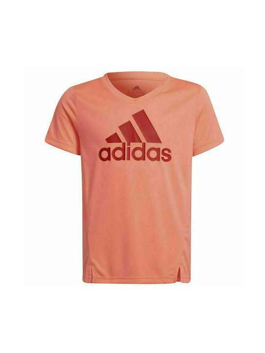 Adidas Kids' T-shirt Orange