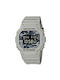 Casio G-Shock Digital Watch Chronograph Battery with Gray Rubber Strap