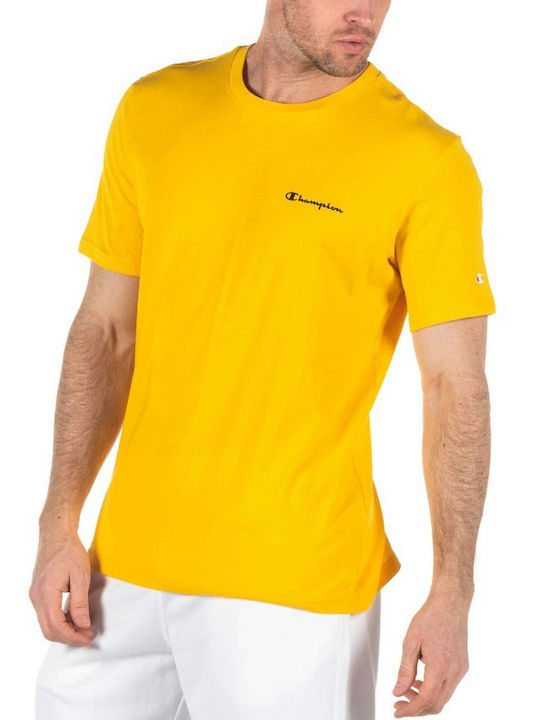 Champion Men's Short Sleeve T-shirt Yellow