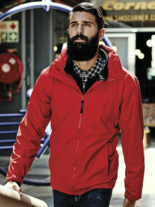 Classic 3 in 1 Winter Jacket Parka Waterproof and Windproof Red