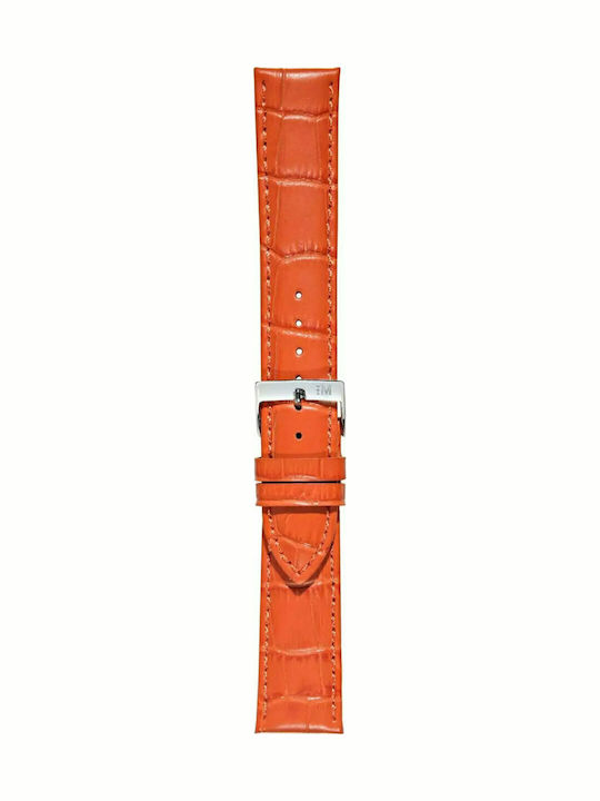 Morellato Bolle Lederriemen Orange 22mm