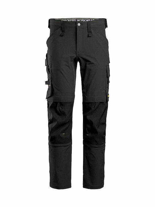 Snickers Workwear Allroundwork Full Stretch Work Trousers Black