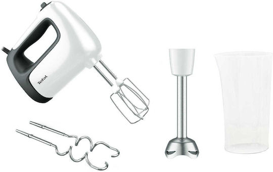 Tefal Prep'Mix+ HT462 HT462138 Mixer Handmixer 500W Weiß