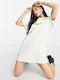 Napapijri Summer Mini T-Shirt Dress White