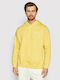 Nike Sportswear Club Men's Sweatshirt with Hood and Pockets Yellow