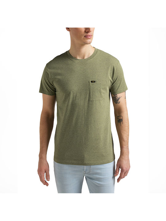 Lee Men's Short Sleeve T-shirt Khaki