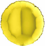 Balloon Foil Round Yellow 46cm