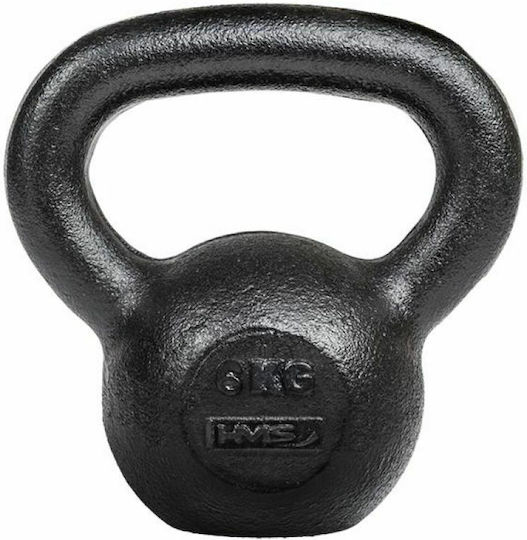 HMS KZG06 Kettlebell от Чугун 6кг Черен