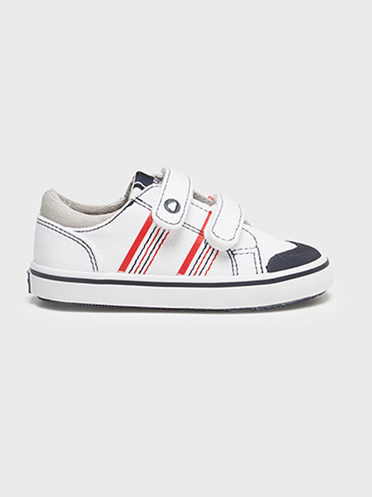 Mayoral Kids Sneakers with Scratch White