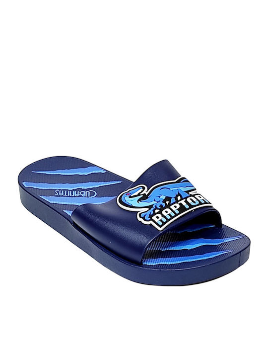 Kinder Badeschlappen Blau