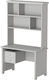 Life Compact Детско бюро с библиотека от меламин Бял 120x205x60см