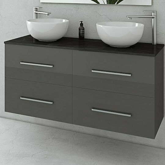 Drop Torino 120 Πάγκος χωρίς Νιπτήρα Μ120xΒ45xΥ50cm Anthracite Drop Torino 120 Πάγκος χωρίς Νιπτήρα Μ120xΒ45xΥ50cm Anthracite