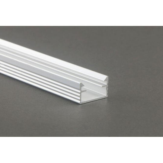 Geyer Satz 2Stück Außen Aluminiumprofil für LED-Streifen 200x1.4x0.8cm