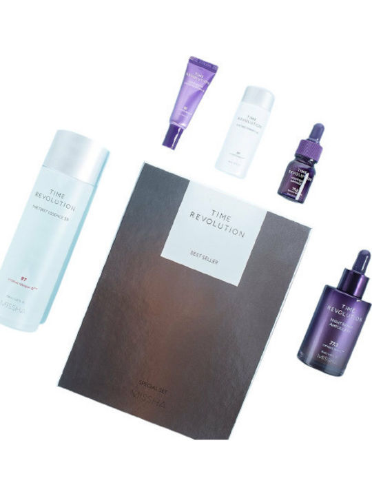 Missha Time Revolution Best Seller Special Комплект за грижа за кожата за Против стареене, Хидратация & Блясък Missha Time Revolution Best Seller Special Комплект за грижа за кожата за Против стареене, Хидратация & Блясък