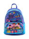 Loungefly Kids Bag Backpack Blue 22.5cmx11.25cmx25cmcm