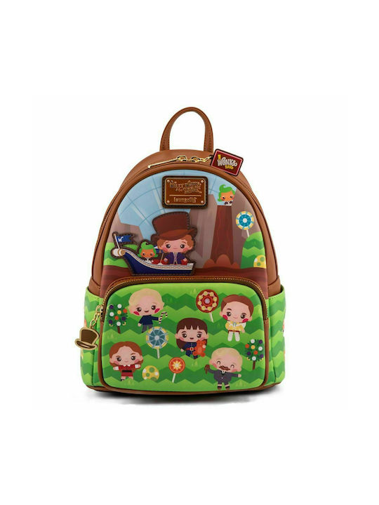 Loungefly Kids Bag Backpack Brown 22.5cmx11.25cmx25cmcm