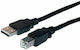 JASPER USB A Male B Male 3m Connection Cable Black