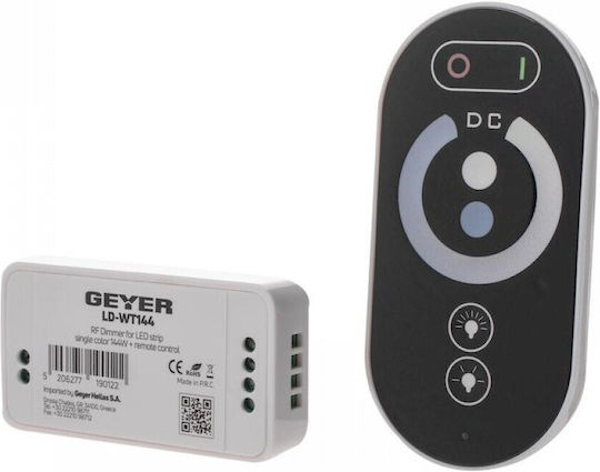 Geyer Ασύρματο Dimmer Αφής με Τηλεχειριστήριο LD-WT144
