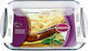 Alorno Glass Rectangular Heat-Resistant Cookware 3500ml
