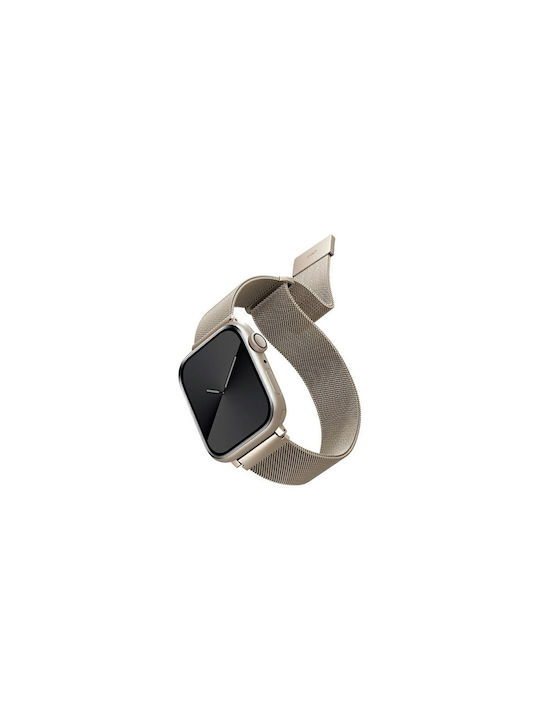 Uniq Dante Λουράκι Μεταλλικό Steel Starlight (Apple Watch 42/44/45mm)