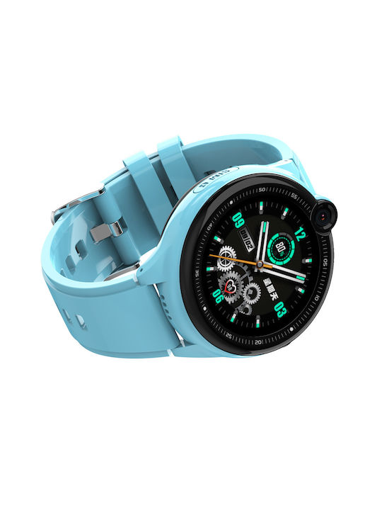 Wonlex Παιδικό Smartwatch με GPS και Καουτσούκ/Πλαστικό Λουράκι Γαλάζιο