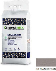 Novamix Novagrout F chit pentru gresie și faianță 1-10mm 5kg 10 Manhattan