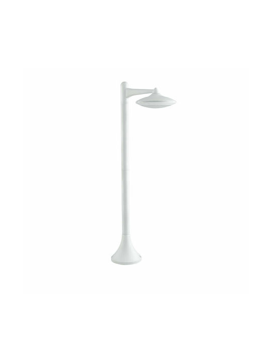 Fan Europe Outdoor Floor Lamp LED Outdoor Space 12W with Natural White Light IP44 White