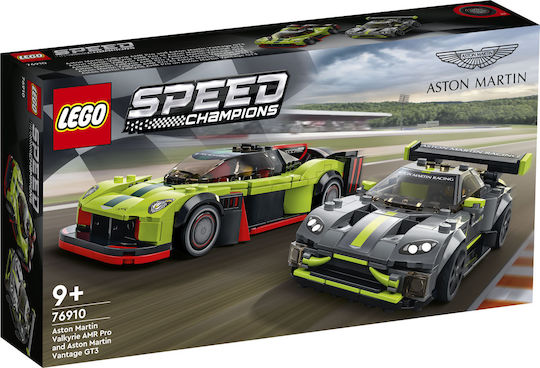 LEGO Speed Champions Aston Martin Valkyrie & Aston Martin Vantage GT3 For 9+ Years 592 Pieces