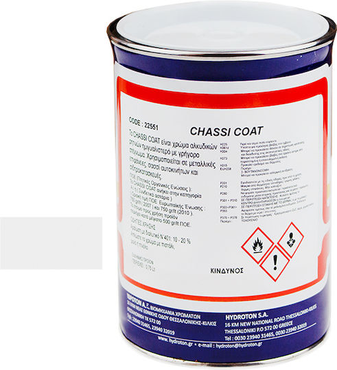 Hydroton Chassi Coat Grundierung / Primer Weiß Geeignet für Metall 0.75Es
