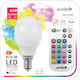 Avide ASMG14RGBW-4.9W-RC Smart Λάμπα LED 4.9W για Ντουί E14 και Σχήμα G45 RGB 470lm Dimmable