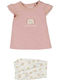Kinderbekleidungssets mit Shorts Sommer 2Stücke Rosa