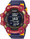 Casio GBD-H1000BAR Limited Edition FC Barcelona 55mm Smartwatch με Παλμογράφο (Μπλε)