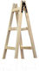 Ladder Wooden with 2x3 Steps 120cm