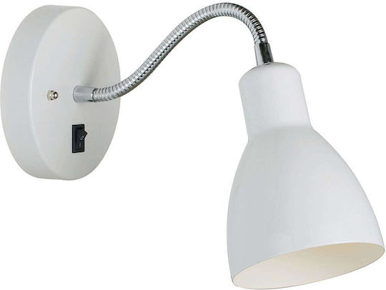 Nordlux Cyclone Κλασικό Φωτιστικό Τοίχου με Ντουί E14 Λευκό 11x37εκ.