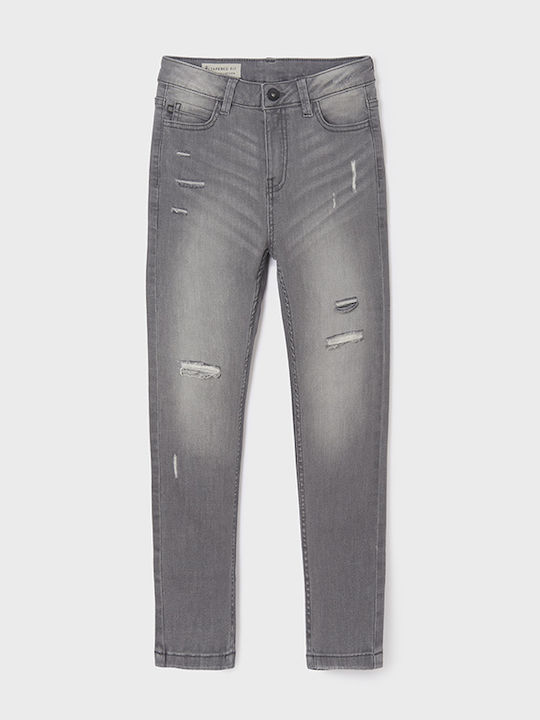 Mayoral Kids' Grey Jeans Trousers