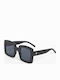 Chpo Bengan Unisex Sunglasses with Plastic Frame Black 16133CC