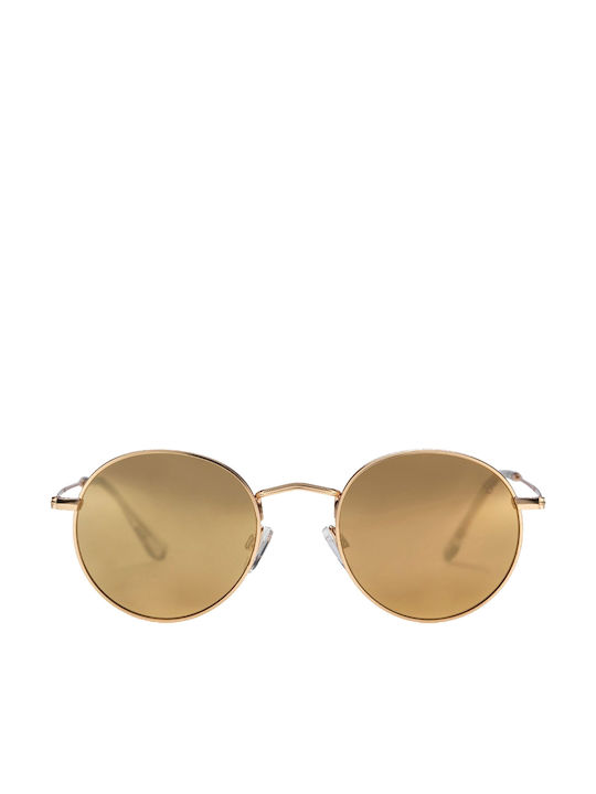 Chpo Liam Sunglasses with Gold Metal Frame and Gold Lens 16132AJ