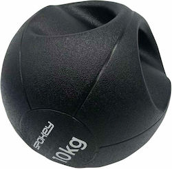 Spokey Gripi Weight Ball Filled Sand Kettlebell από PVC 10kg Μαύρο Spokey Gripi Weight Ball Filled Sand Kettlebell από PVC 10kg Μαύρο