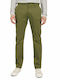 Trousers Chino in Regular Fit Olive Branch Green