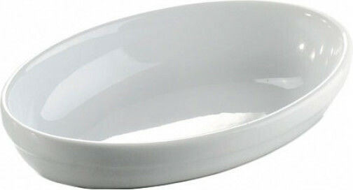Porcelain Oval Heat-Resistant Cookware 41.5x25x6.5cm