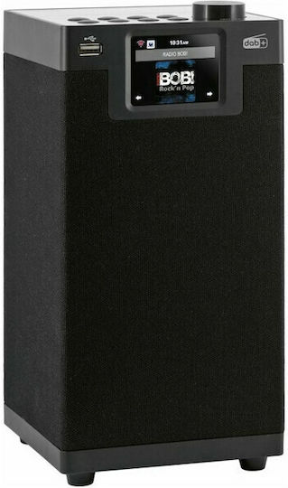 Imperial AV Dabman I600 Επιτραπέζιο Ραδιόφωνο Ρεύματος DAB+ με USB Μαύρο Black