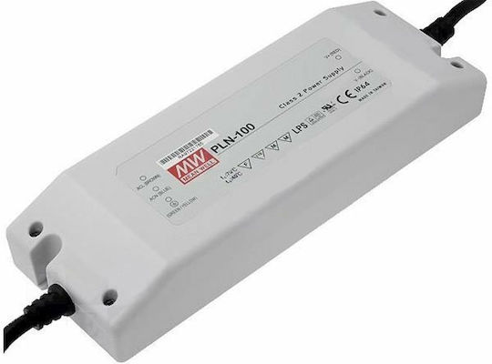 Mean Well PLN-100-24 LED Power Supply IP64 Power 100W with Output Voltage 24V