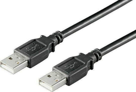 FT Electronics USB 2.0 Кабел USB-A мъжки - USB-A мъжки Черен 5м FTT16-604