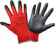 Lahti Pro L2212 Safety Glofe Nitrile Red